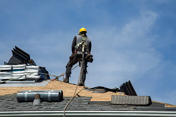 Professional Roofing technician working in Cassville, NY